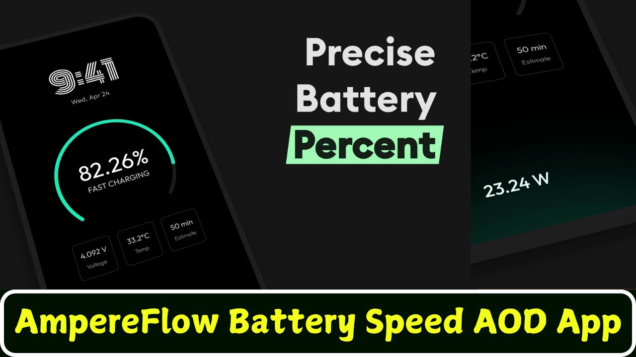 AmpereFlow Battery Speed AOD App