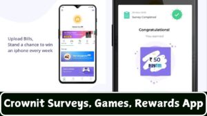 Crownit Surveys, Games, Rewards App