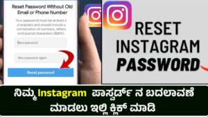 Instagram Password Reset