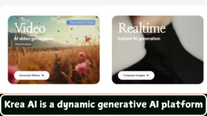 Krea AI is a dynamic generative AI platform