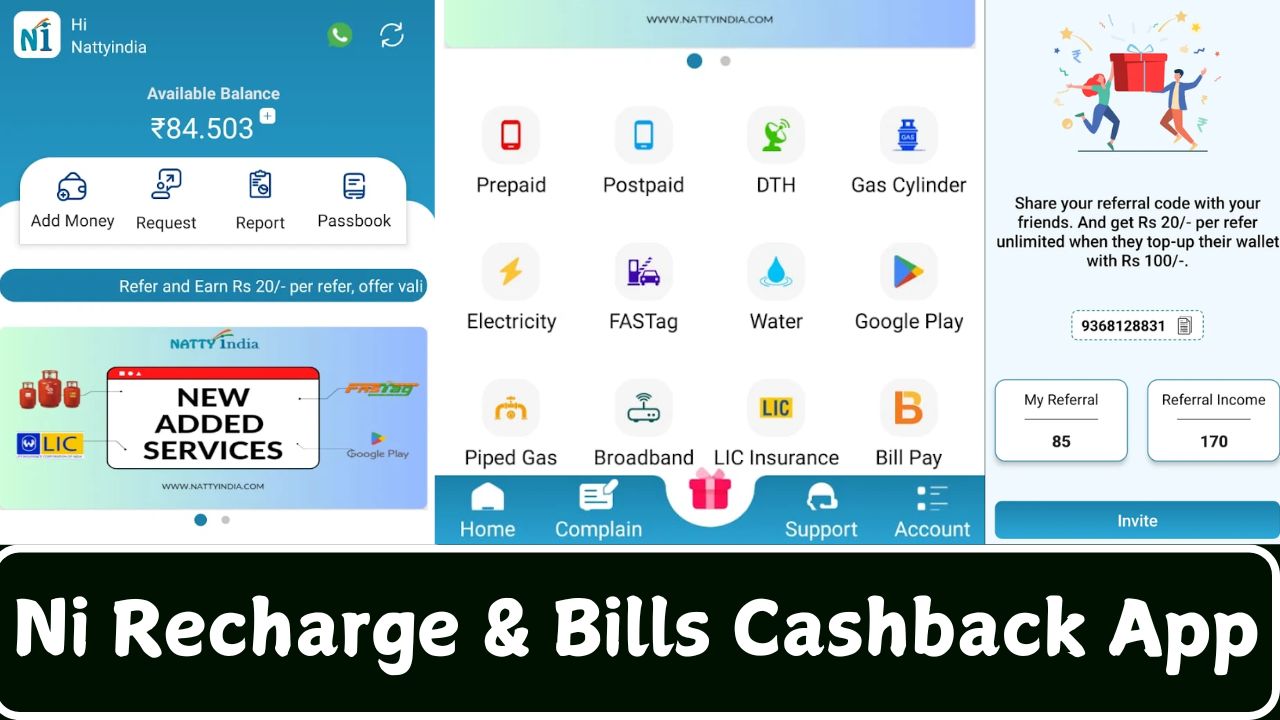 Ni Recharge & Bills Cashback App