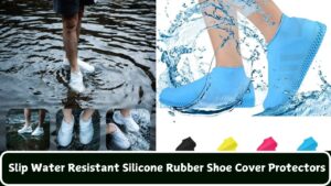 Slip Water Resistant Silicone Rubber Shoe Cover Protectors