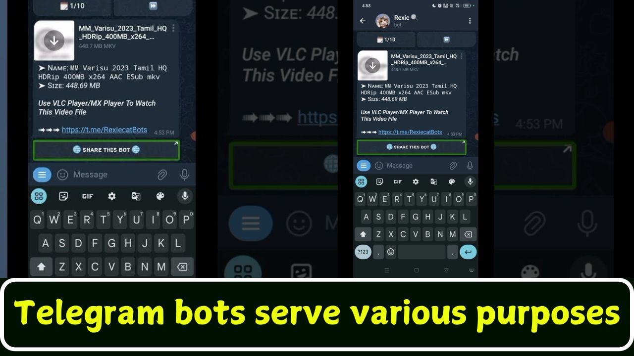 Telegram bots serve various purposes