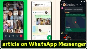 article on WhatsApp Messenger