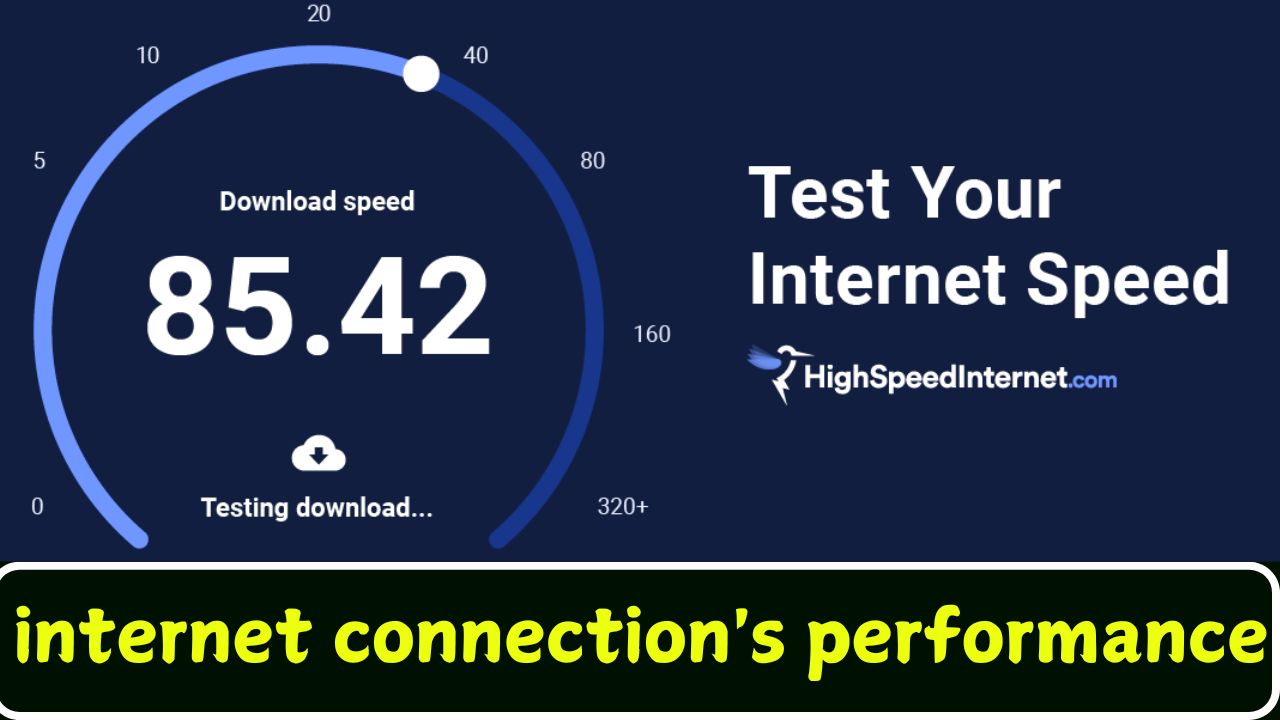 internet connection's performance