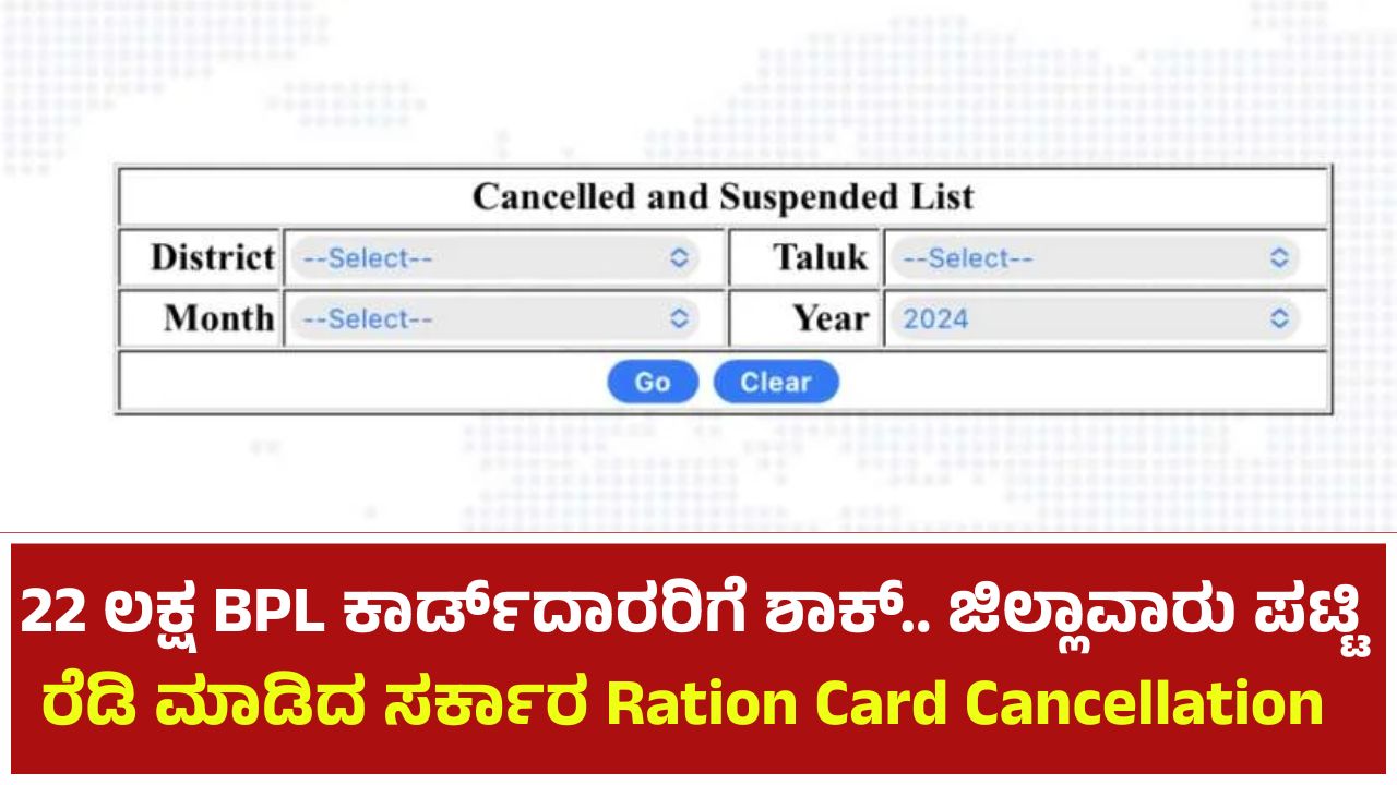 Cancelled and Suspended List