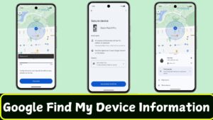 Google Find My Device Information