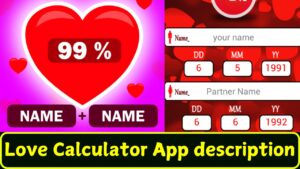 Love Calculator App description