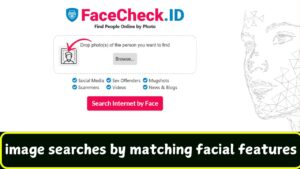 image searches by matching facial features