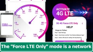 The Force LTE Only mode is a network