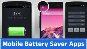 Mobile battery saver apps