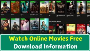 Watch Online Movies Free Download Information