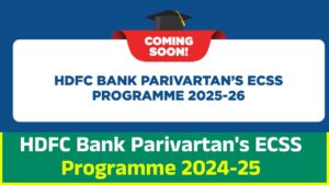 HDFC Bank Parivartan's ECSS Programme 2024-25