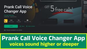 Prank Call Voice Changer App