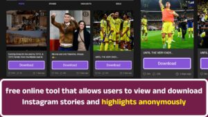 view and download Instagram stories and highlights anonymously