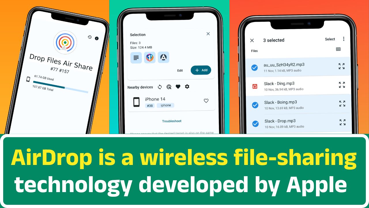 AirDrop Drop Files Air Share