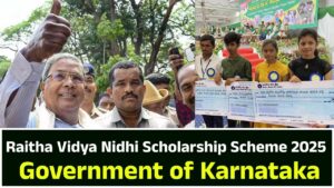 Raitha Vidya Nidhi Scholarship Scheme 2025