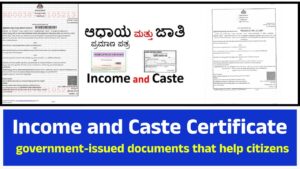Income and Caste Certificate