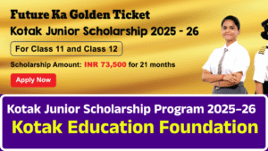 Kotak Junior Scholarship Program 2025–26