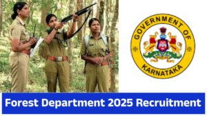Forest Department 2025 Recruitment