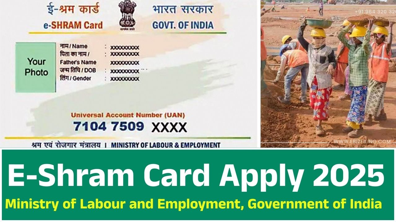 E-Shram Card Apply 2025